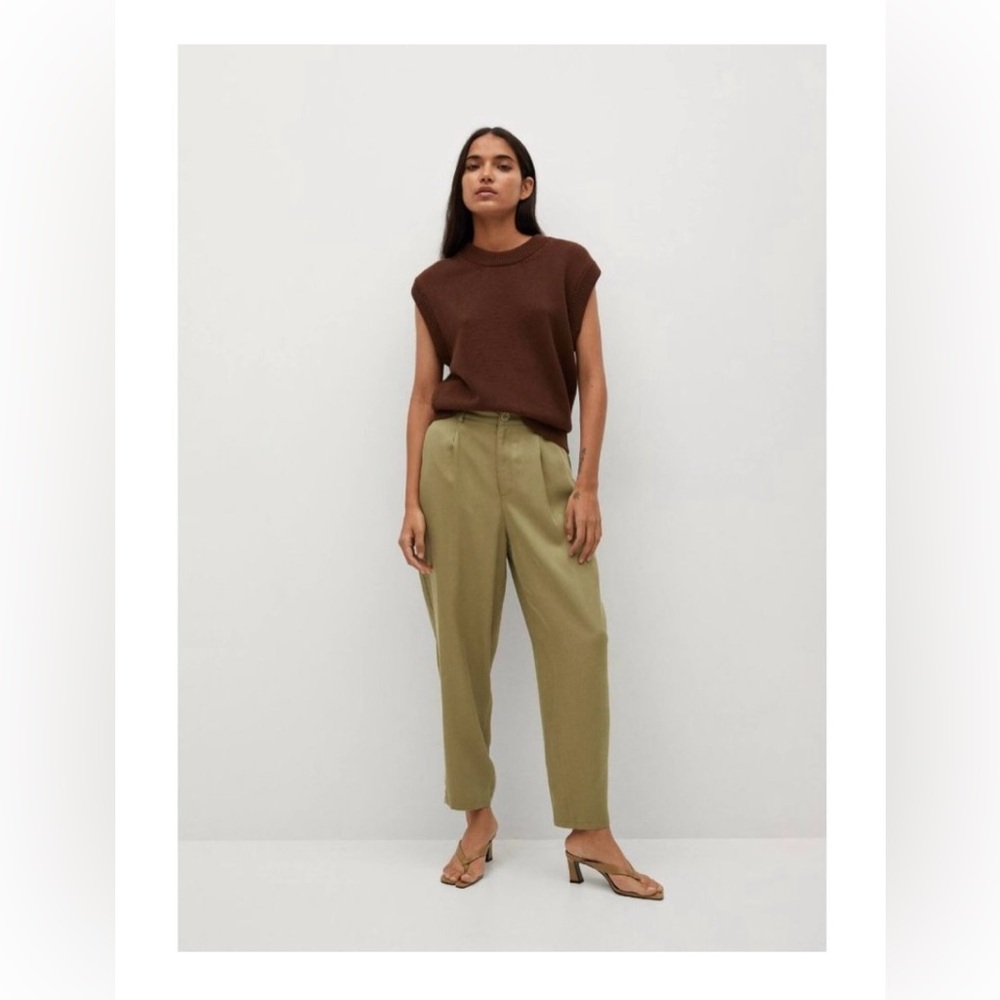 Mango Green Pants